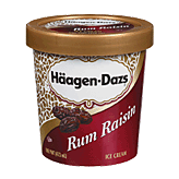 Haagen-Dazs Ice Cream Rum Raisin Full-Size Picture